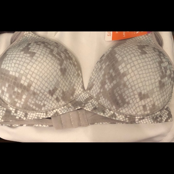Warner’s Full Coverage Wire Free Lift Bra Gray 34C - Picture 3 of 6